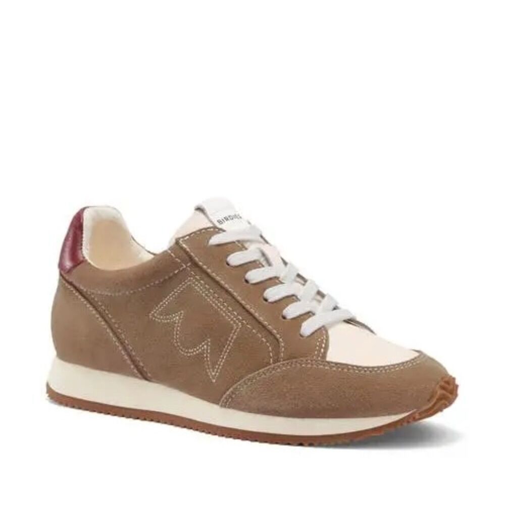 Birdies Roadrunner Sneaker in Chai Spice Suede Size 10